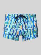 HOM Badehose mit Kordelzug Modell 'Mabella' in Tuerkis, Größe S