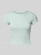 Review T-Shirt mit Rundhalsausschnitt in Bleu, Größe L