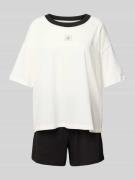 Marc O'Polo Regular Fit Pyjama aus reiner Baumwolle in Weiss, Größe L