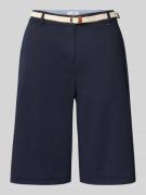 Christian Berg Woman Bermudas mit Gürtel und französischen Eingrifftas...