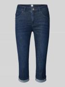 Brax Caprijeans mit Ziersteinbesatz Modell 'SHAKIRA' in Dunkelblau, Gr...