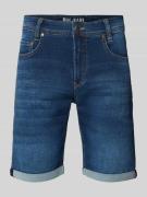 MAC Jeansshorts mit Eingrifftaschen in Blau, Größe 32