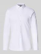 OLYMP No. Six Super Slim Fit Business-Hemd mit Kentkragen in Weiss, Gr...