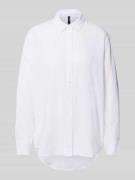 Vero Moda Boxy Fit Leinenbluse mit Passe Modell 'LINN' in Offwhite, Gr...