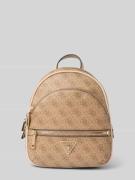 Guess Rucksack mit Label-Applikation Modell 'MANHATTAN' in Taupe, Größ...