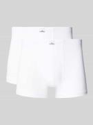 Götzburg Wäsche Boxershorts mit Label-Detail in Weiss, Größe L