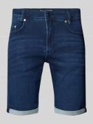 MAC Jeansshorts mit Eingrifftaschen in Dunkelblau, Größe 32
