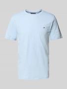 Tommy Hilfiger Regular Fit T-Shirt aus reiner Baumwolle in Hellblau, G...