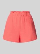 Vero Moda Loose Fit Shorts aus Baumwolle Modell 'NATALI' in Hellrot, G...