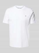 Marc O'Polo T-Shirt mit Label-Print in Weiss, Größe 3XL