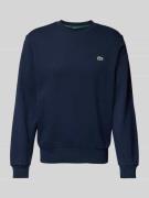 Lacoste Sweatshirt mit Logo-Detail in Marine, Größe L