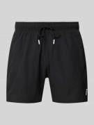 BOSS Badehose mit elastischem Bund Modell 'Iconic' in Black, Größe L