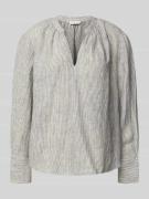 Tommy Hilfiger Relaxed Fit Bluse aus reinem Leinen in Marine, Größe 34