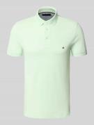 Tommy Hilfiger Slim Fit Poloshirt aus Baumwoll-Elasthan-Mix in Hellgru...