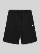 CHAMPION Regular Fit Sweatshorts mit Logo-Print in Black, Größe 140