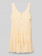 Guess Kleid aus reiner Viskose Modell 'GAUZE' in Sand, Größe 128