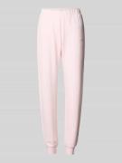 Guess Sweatpants mit Label-Stitching Modell 'LUCIA' in Rosa, Größe XS