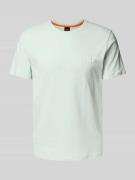 BOSS Orange T-Shirt mit Rundhalsausschnitt Modell 'Tales' in Hellblau,...