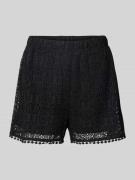 Vero Moda Regular Fit Shorts mit Ausbrenner-Effekt Modell 'MAYA' in Bl...
