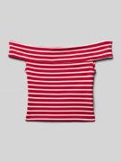 Blue Effect Tanktop im Off-Shoulder-Look in Kirsche, Größe 164