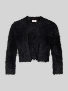 V.M. Bolero mit 3/4-Arm in Black, Größe L