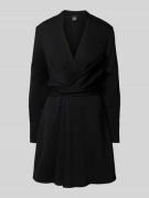 BOSS Minikleid in Wickel-Optik Modell 'Dimkai' in Black, Größe 34