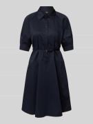 BOSS Minikleid mit Taillengürtel Modell 'Delaurena' in Marine, Größe 3...