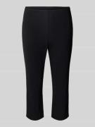 STEHMANN Caprihose aus Viskose-Mix Modell 'INA' in Black, Größe 36