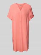 Tom Tailor Oversized Minikleid aus reiner Viskose in Apricot, Größe 34