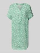 Tom Tailor Oversized Minikleid aus reiner Viskose in Mint, Größe 34