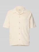 Shiwi Regular Fit Freizeithemd mit Reverskragen Modell 'Ted' in Offwhi...