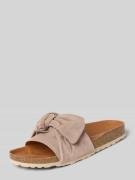 Verbenas Sandalette aus Leder Modell 'ROXY' in Beige, Größe 38
