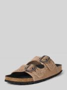 Verbenas Sandalette aus Leder Modell 'RANDELL SERRAJE TACHAS' in Beige...