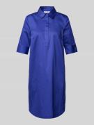 Christian Berg Woman Knielanges Hemdblusenkleid mit verdeckter Knopfle...
