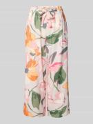 Christian Berg Woman Culotte aus Leinen-Viskose-Mix mit elastischem Bu...