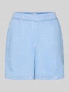B.Young Relaxed Fit Shorts mit elastischem Bund Modell 'KOSMO' in Blau...