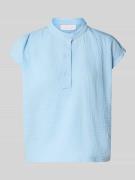 Rich & Royal Regular Fit Blusentop mit Knopfleiste in Hellblau, Größe ...