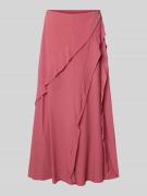 Ted Baker Maxirock mit Volants Modell 'olwani' in Rose, Größe 38