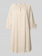 Smith and Soul Knielanges Kleid mit Schlüsselloch-Ausschnitt in Sand, ...