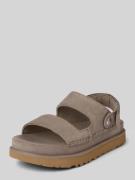 UGG Sandalette aus Leder Modell 'GOLDENSTAR GLIDE' in Hellgrau, Größe ...