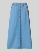 MOS MOSH Jeansrock mit Leistentaschen Modell 'Marti' in Blau, Größe 25