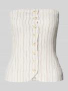 Samsøe Samsøe Slim Fit Off-Shoulder-Bluse aus reinem Leinen Modell 'SA...