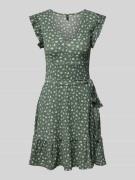 Only Tailliertes Minikleid mit Bindegürtel Modell 'HILLARY' in Schilf,...