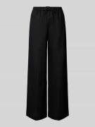 Mango Stoffhose mit elastischem Bund Modell 'ALADA' in Black, Größe L