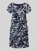 Betty Barclay Minikleid im Stufen-Look in Marine, Größe 48