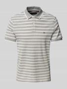 Tommy Hilfiger Regular Fit Poloshirt aus Baumwoll-Leinen-Mix in Khaki,...