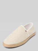 Tommy Hilfiger Espadrilles aus Chambray-Leinen in Ecru, Größe 41