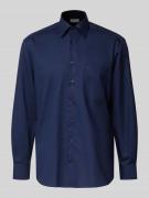 ETERNA Comfort Fit Business-Hemd mit Brusttasche in Bleu, Größe 39