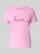 Vero Moda Regular Fit T-Shirt aus reiner Baumwolle Modell 'KAMI' in Ro...