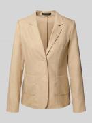 Betty Barclay Blazer mit Leinen-Anteil in Sand, Größe 44
